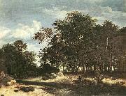 Jacob van Ruisdael The Large Forest painting
